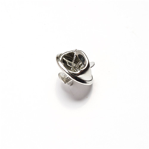 Base for badges 9×12 mm, 2 parts, cupronickel, 1 pc.