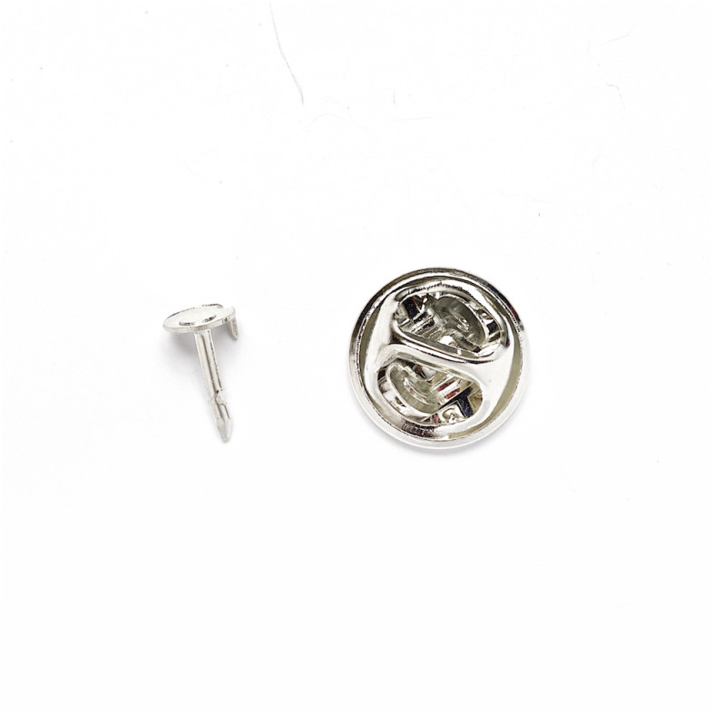 Base for badges 9×12 mm, 2 parts, cupronickel, 1 pc.