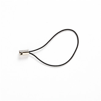 Key ring base 50 mm black 1 pc.