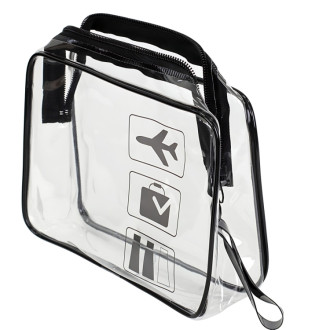 Waterproof transparent cosmetic bag 1 pc.