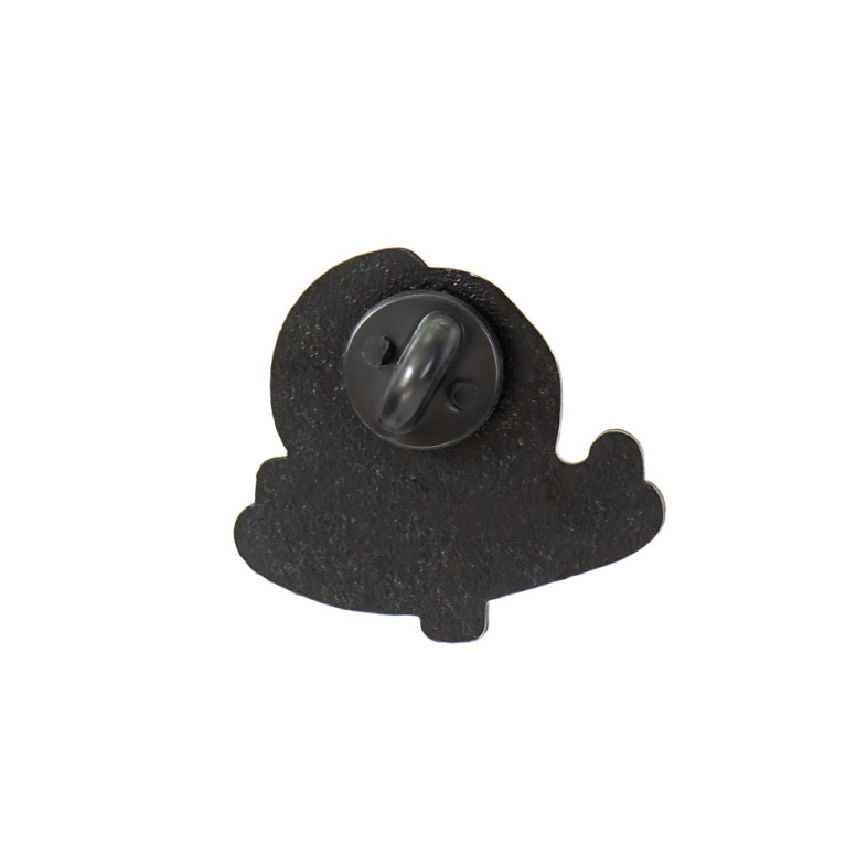 Metal pin badge Meme 2 black 1 pc.