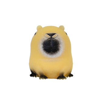 Anti-stress toy 60×40 mm Capybara light brown 1 pc