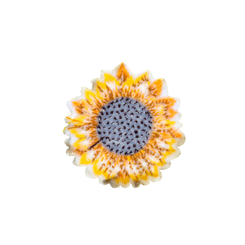 Fabric patch 45×45 mm Sunflower yellow 1 pc.