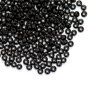23980 Czech Preciosa beads 10 mm 50 g black