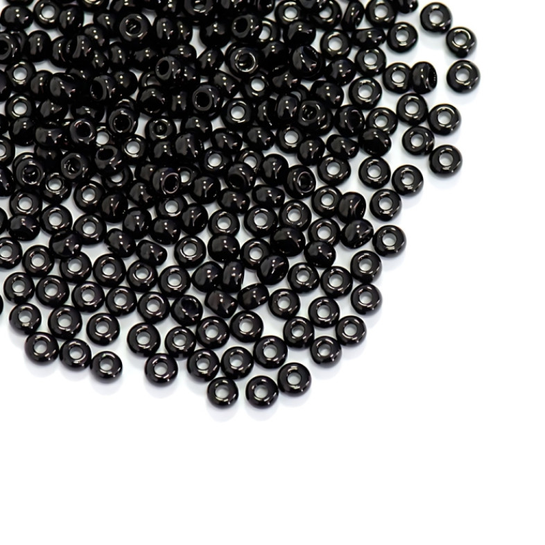 23980 Czech Preciosa beads 10 mm 50 g black