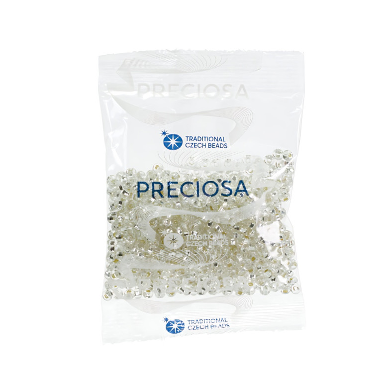 68108 Czech beads Preciosa 6/0 transparent 50g
