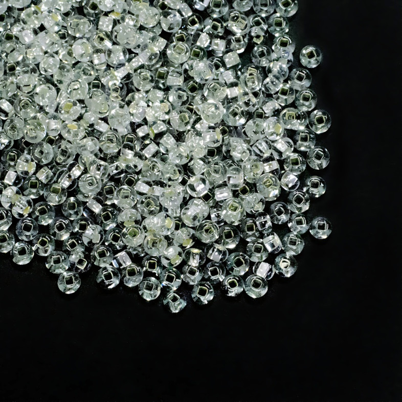 68108 Czech beads Preciosa 6/0 transparent 50g