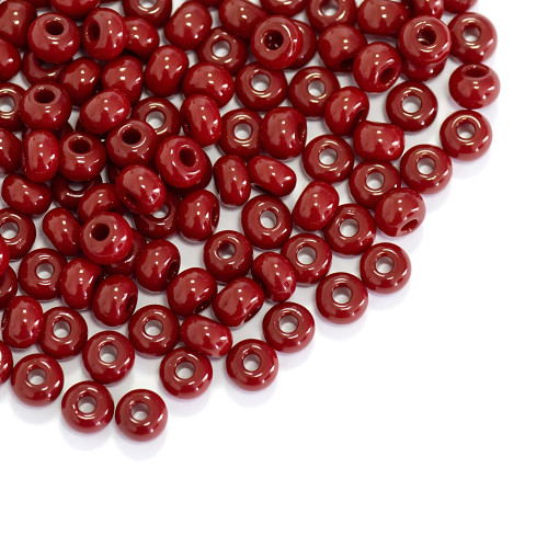93310 Czech beads Preciosa 6/0 burgundy 50g