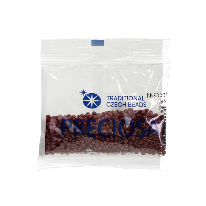 93310 Czech beads Preciosa 6/0 burgundy 50g