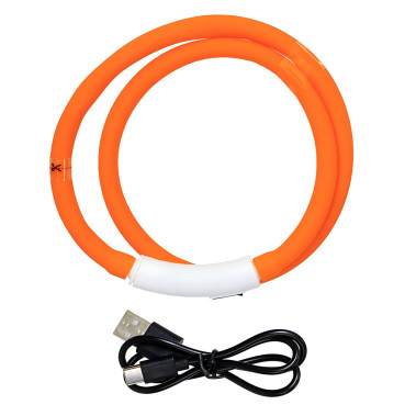 Decorative silicone strap glows in the dark orange 1 pc