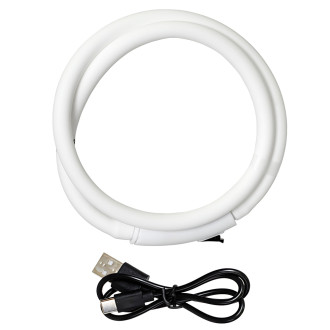 Decorative silicone strap glows in the dark white 1 pc