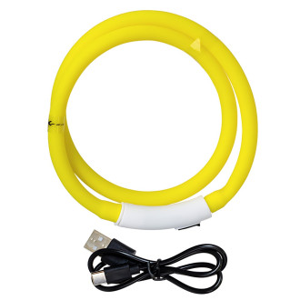 Decorative silicone strap glows in the dark yellow 1 pc