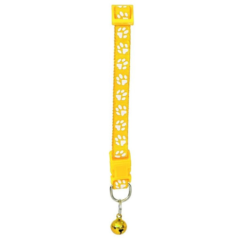 Decorative strap Paws yellow 1 pc