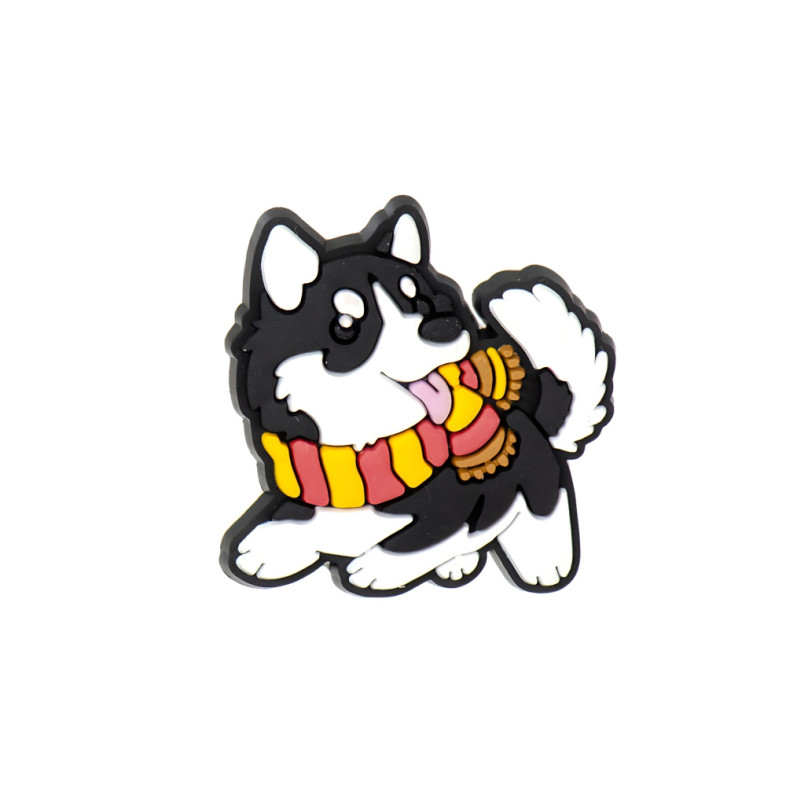 Jibits for bracelet Pets Husky with scarf pack 2 pcs
