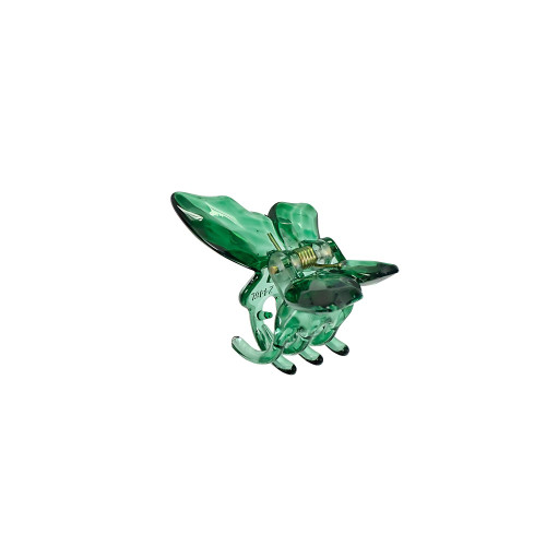 Crab hair clip 45×26 mm Butterfly green 1 pc