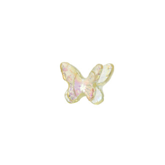 Decorative adhesive element Butterfly pearl yellow