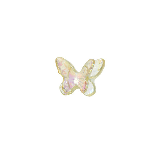 Decorative adhesive element Butterfly pearl yellow