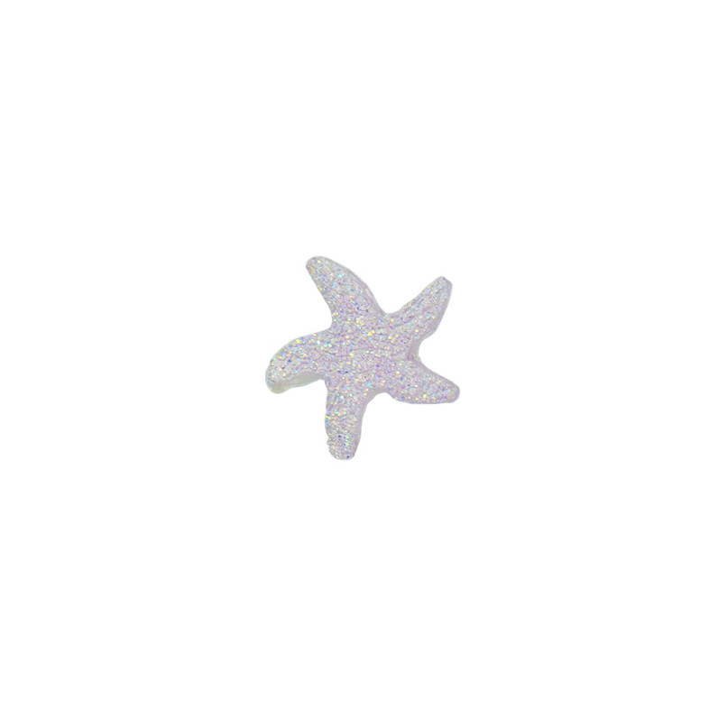 Decorative adhesive element Star pearl lilac