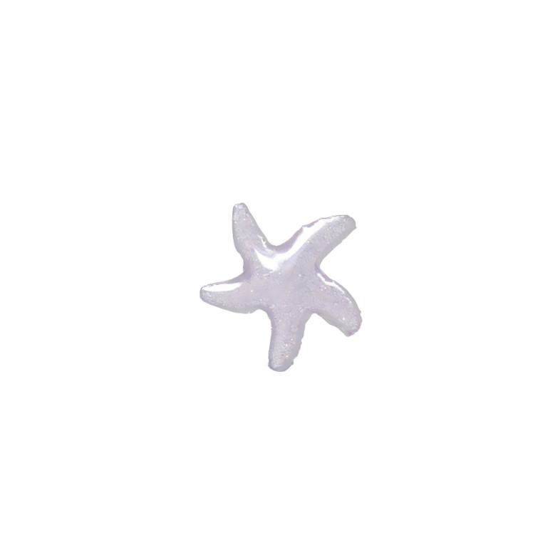 Decorative adhesive element Star pearl lilac