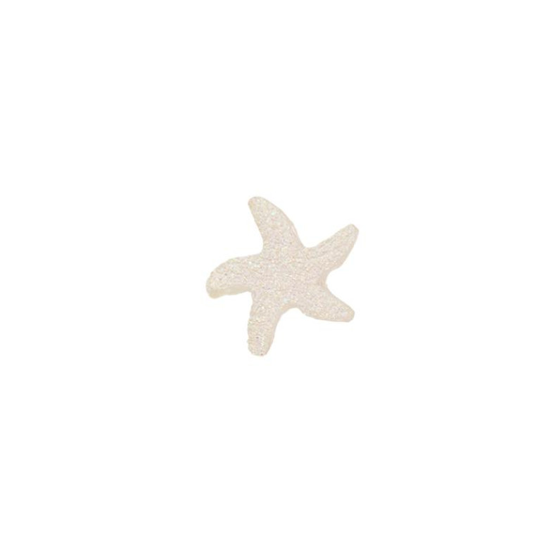 Decorative adhesive element Star pearl white