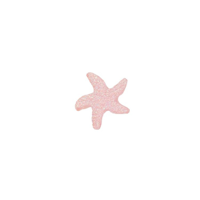 Decorative adhesive element Star pearl pink