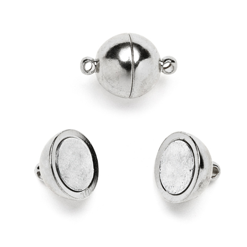 Magnetic clasp 18×12 mm cupronickel 1 pc.