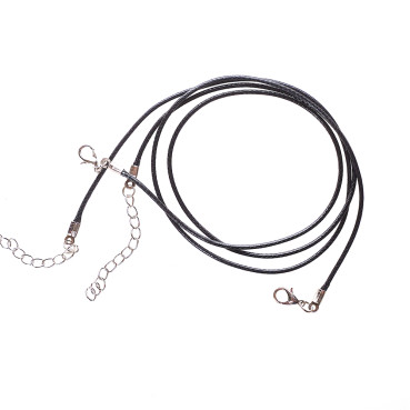 Ready-made base for jewelry made of polyester 45 cm black 1 pc