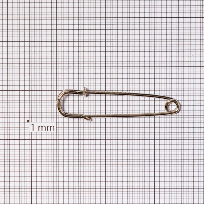 Safety pin 50 mm cupronickel 1 pc.