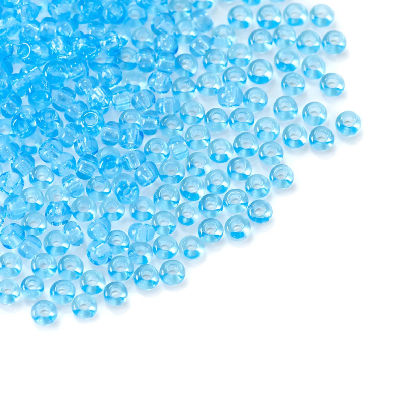 60000 Czech beads Preciosa 10/0 light blue 5 g