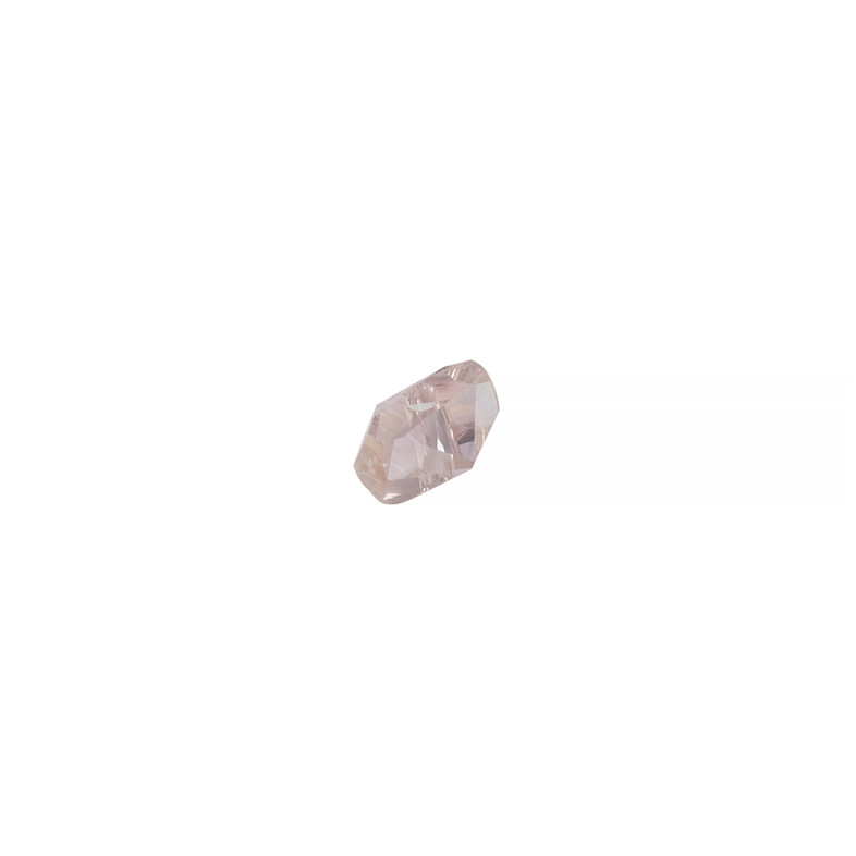 Koralik kryształowy 4×3 mm prostokątny różowy 1 szt