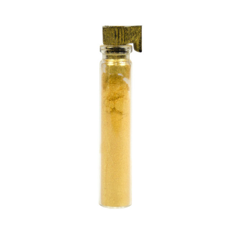 Sequins in a flask 5 cm gold 1 pc