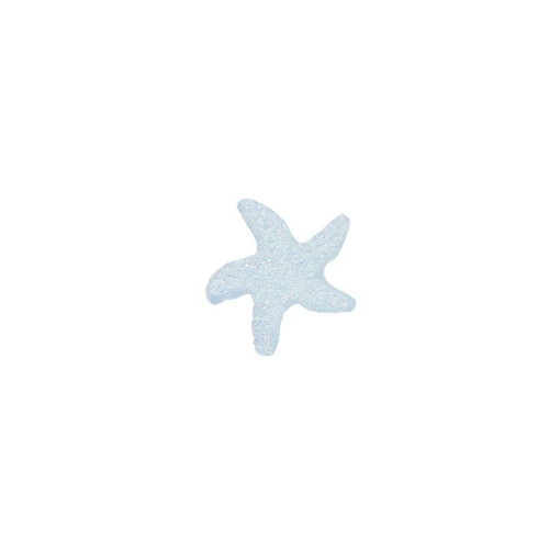 Decorative adhesive element Star pearl blue