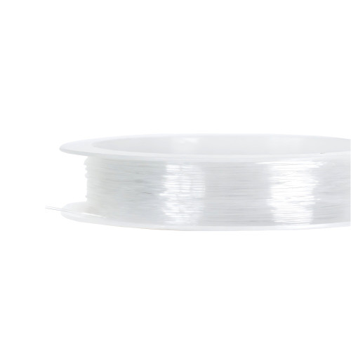 Silicone rubber band 0.4 mm reel 12 m (+-10%) transparent