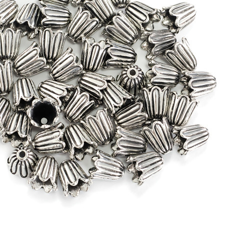 Metal cap 9.5×9.8 mm cylindrical cupronickel 1 pc.