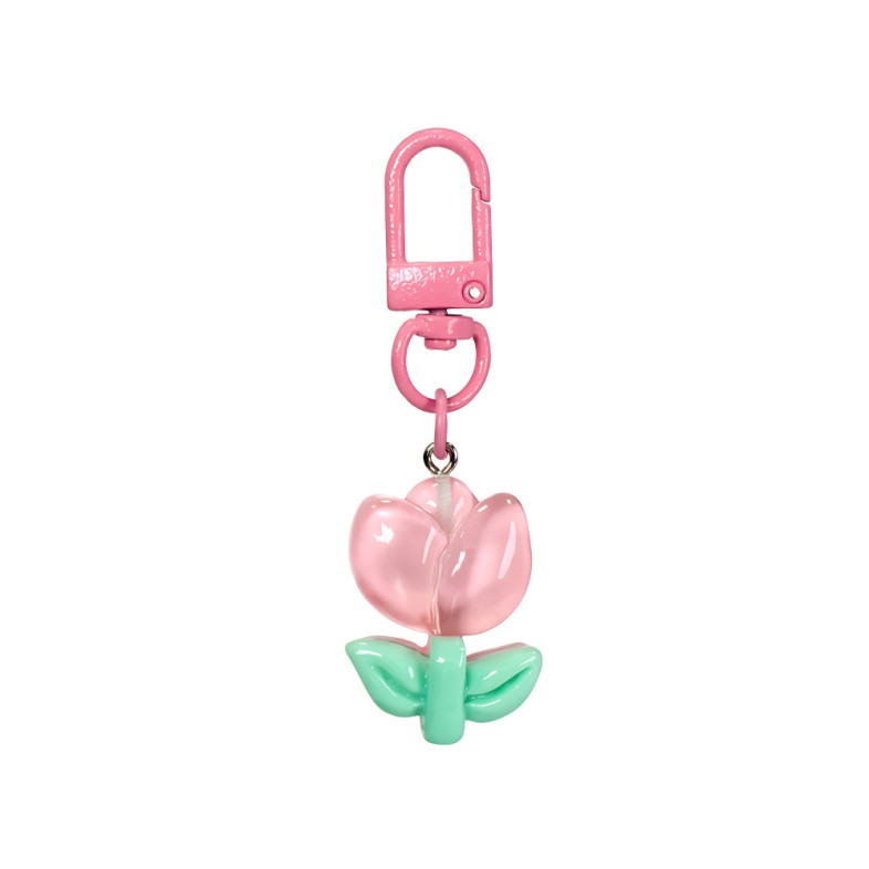 Keychain Flower pink 1 pc.