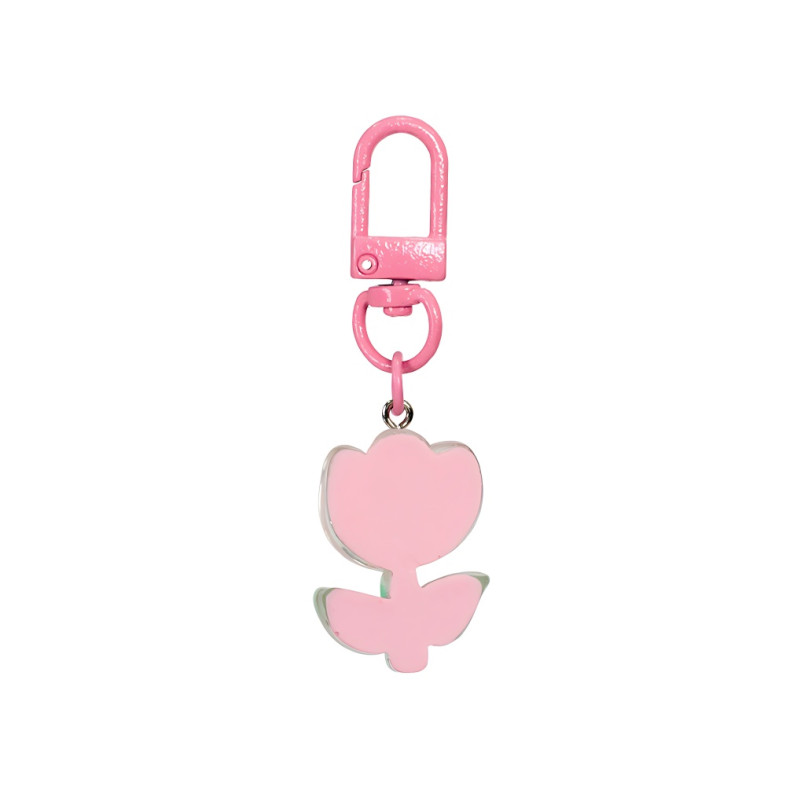 Keychain Flower pink 1 pc.