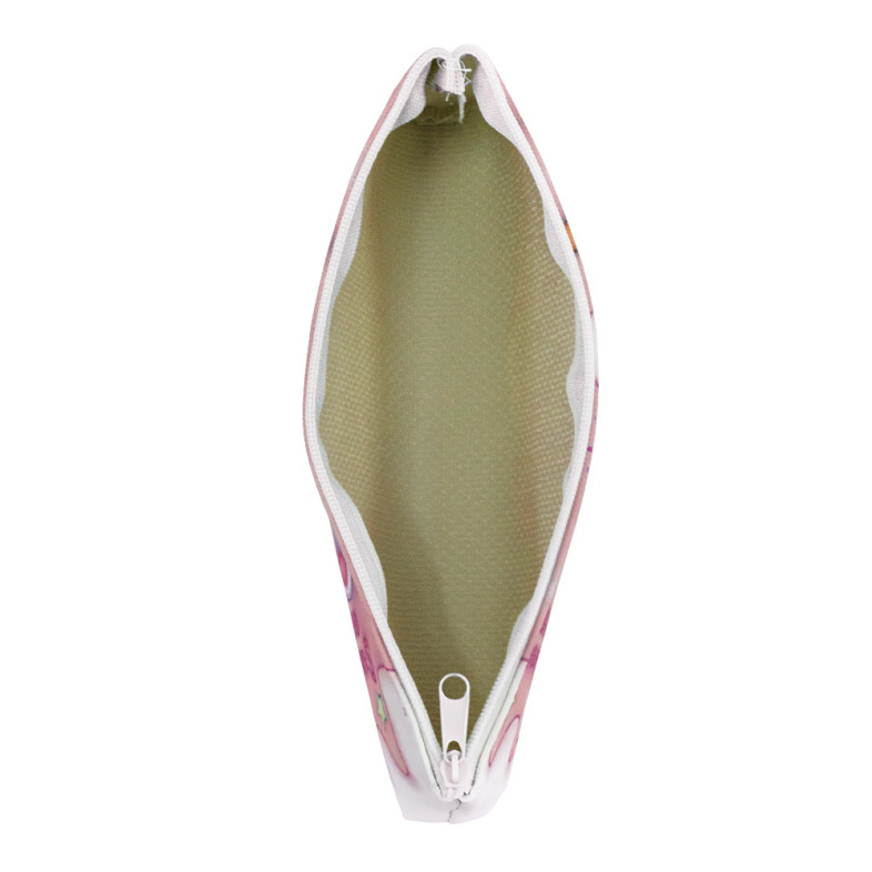 Pencil case 18x9 cm Ice cream pink 1 pc