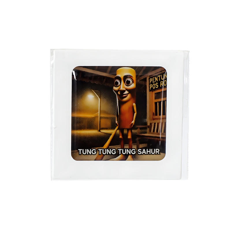 3D sticker Tung Tung Tung Sahur 1 pc.