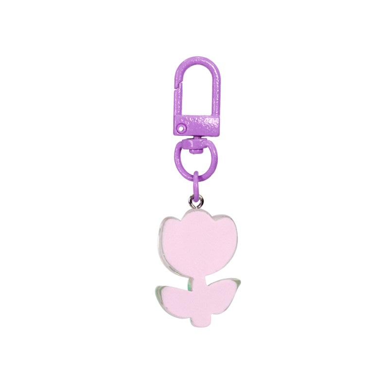 Keychain Flower purple 1 pc.
