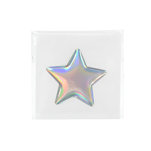 3D Hologram Sticker Star 1 pc