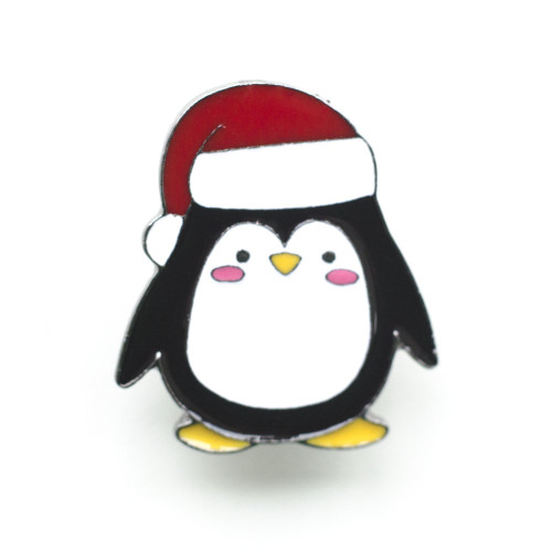 Pin Badge Christmas Penguin 1 pc