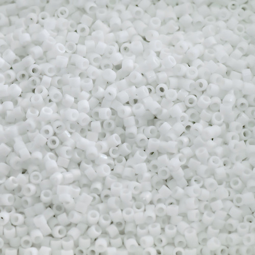 Japanese Miyuki Delica Beads 11/0 DB-351 White Matte 5 g