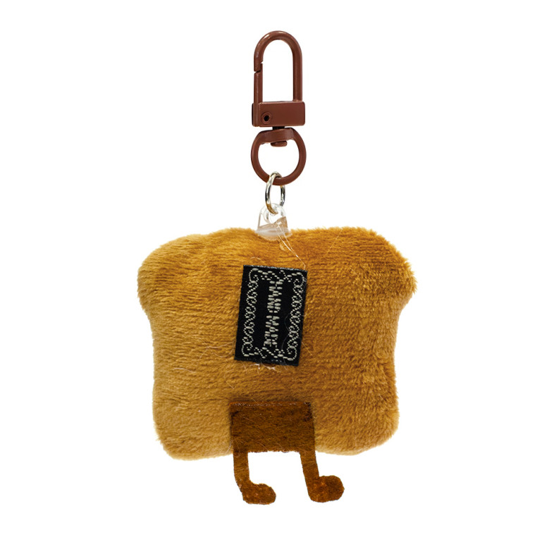 Keychain 22x25 mm Cookies brown 1 pc.