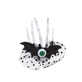 Body part hair clip black 1 pc