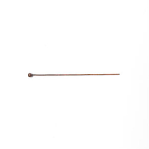 Jewelry studs foam with ball cap 40 mm copper pack of 10 g