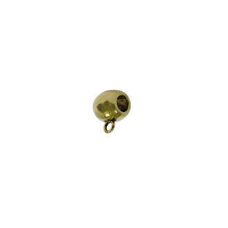 Metalowa podstawa do zawieszek 8x8 mm w kolorze brązu 1 szt