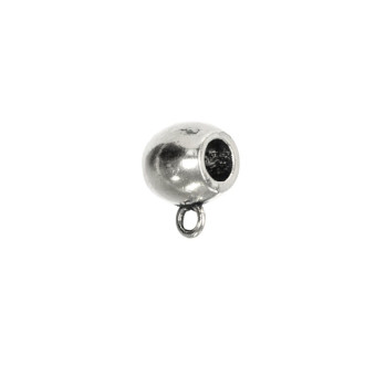 Metalowa podstawa do zawieszek 9x8 mm w kolorze melchioru 1 szt
