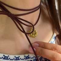 Sunflower pendant