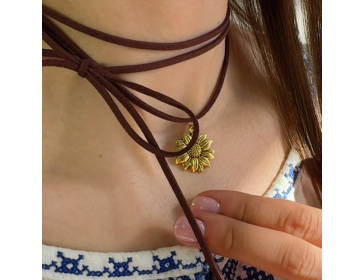 Sunflower pendant