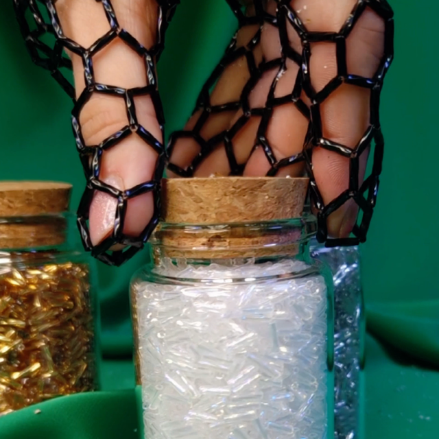 Beaded glove